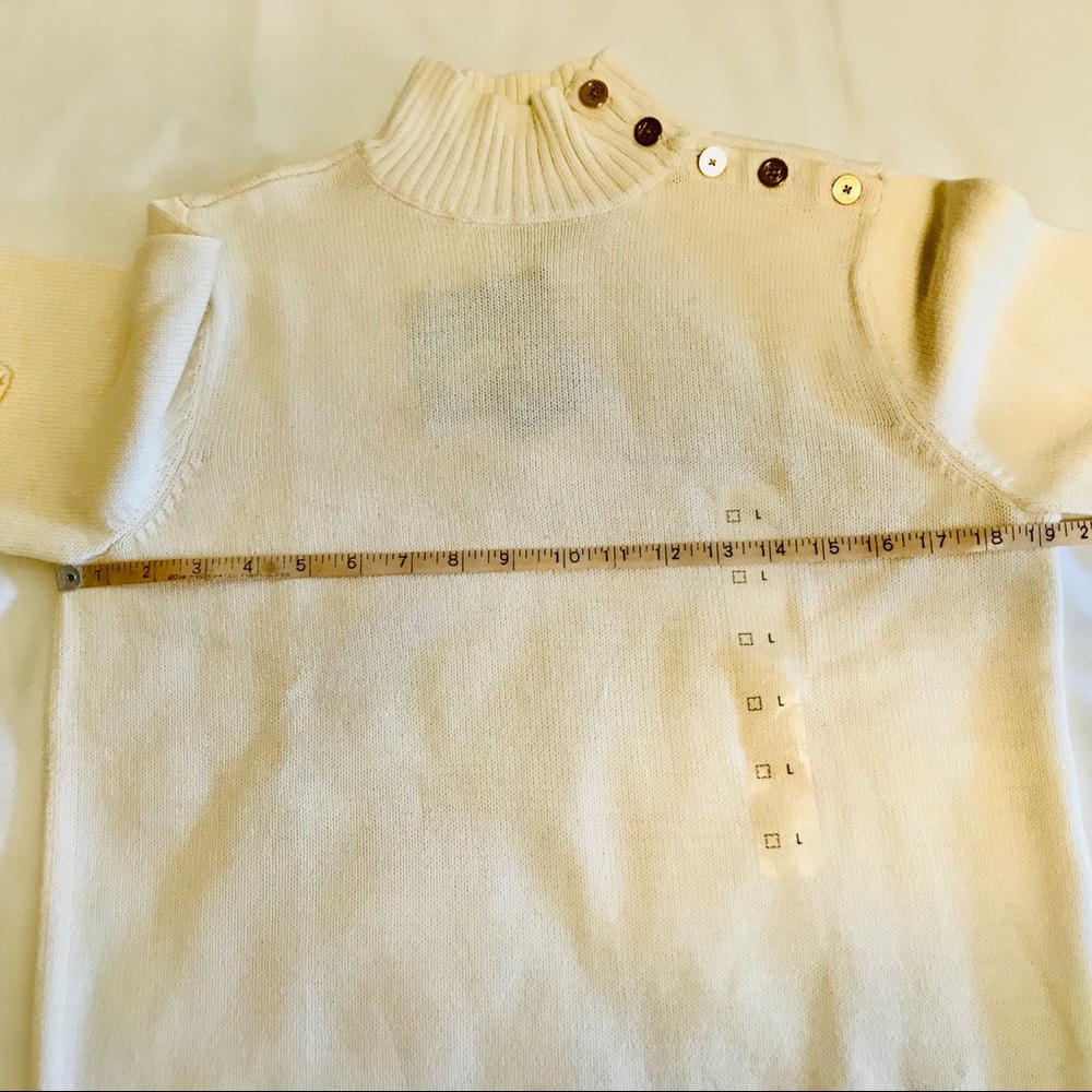 Liz Claiborne 100% cotton long sleeve sweater - Picture 7 of 11